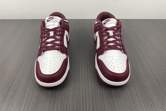 New Nike Dunk Low “Bordeaux” White/Bordeaux DD1503-108