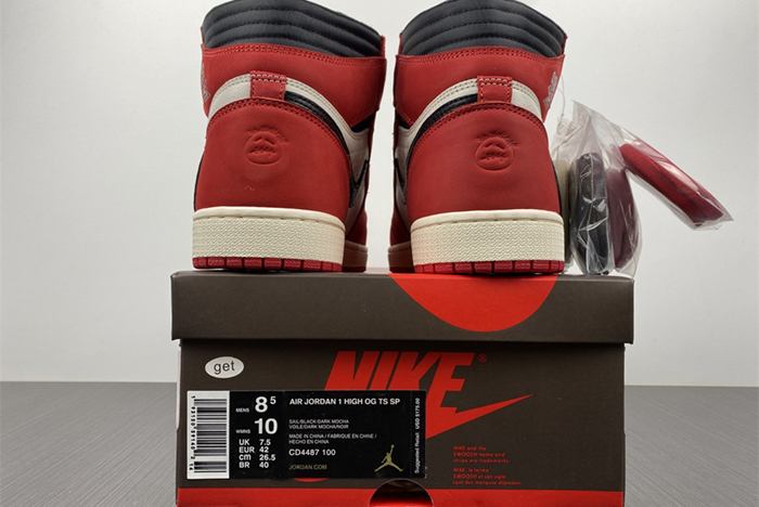 JORDAN 1 RETRO HIGH TRAVIS SCOTT CD4487-100 red