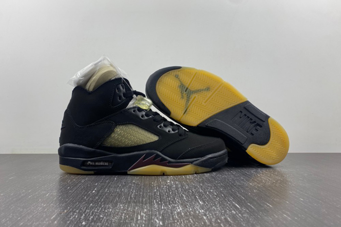 A Ma Maniére x Air Jordan 5 “Black” FD1330- 001
