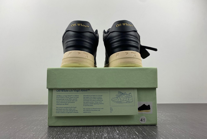 OFF-WHITE Out Of Office  All black rubber color