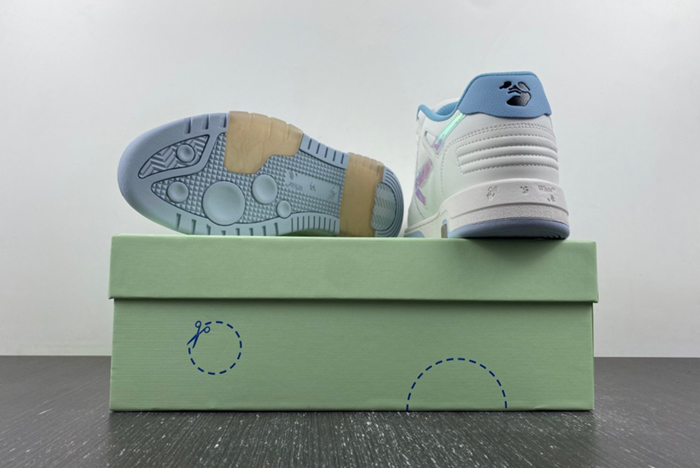 OFF-WHITE Out Of Office White Iridescent Blue