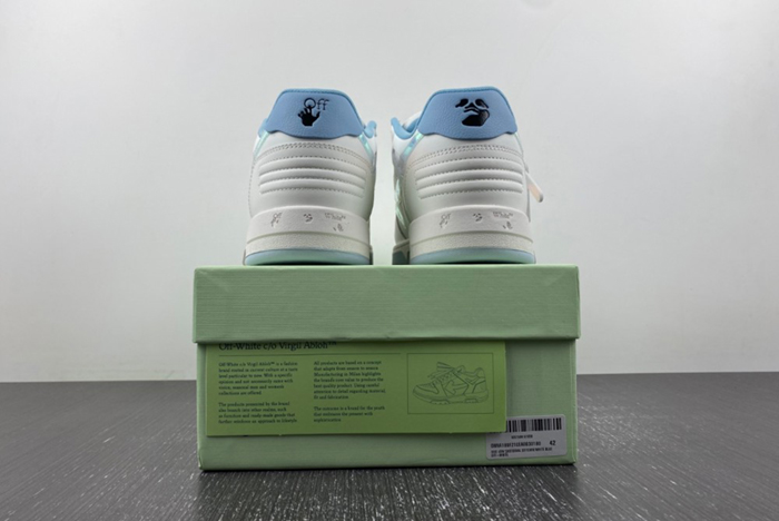 OFF-WHITE Out Of Office White Iridescent Blue