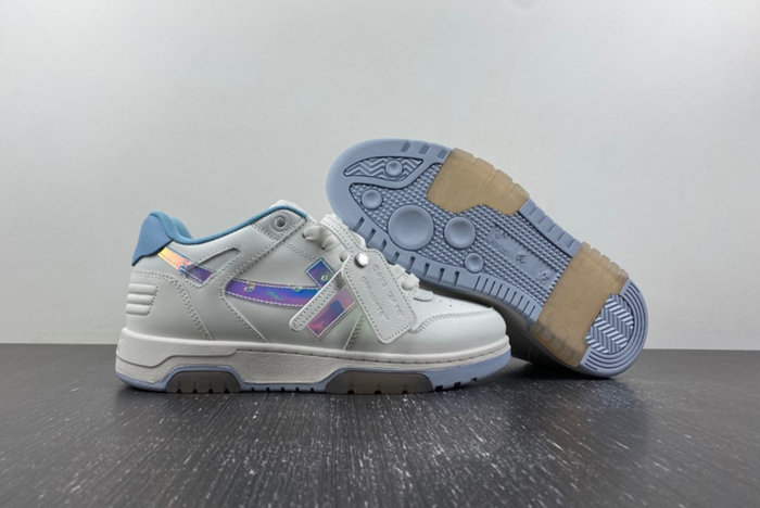 OFF-WHITE Out Of Office White Iridescent Blue