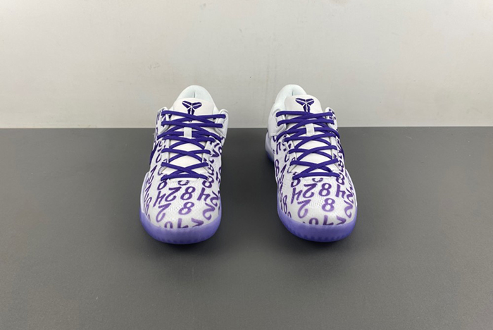 Nike Kobe 8 Protro “White Court Purple”  FQ3549-  100